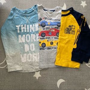 Toddler Boy 4T Long Sleeves Bundle